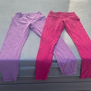2 Align Leggings 25" size 6
